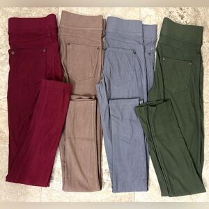 FOUR PAIRS Women's Pants in Assorted Colors